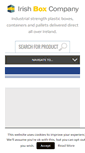 Mobile Screenshot of irishboxcompany.ie