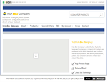 Tablet Screenshot of irishboxcompany.ie